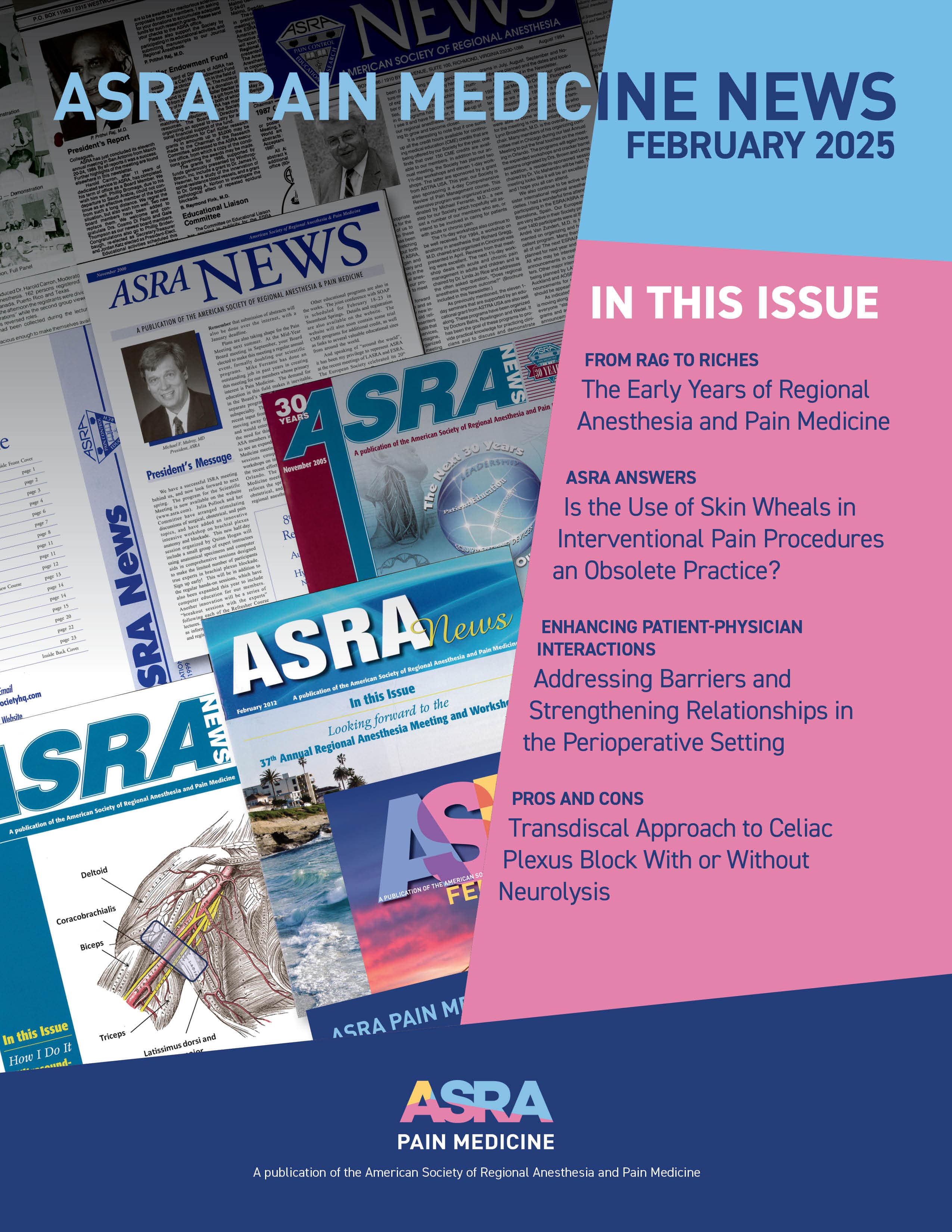 ASRA Pain Medicine News February 2025 Cover