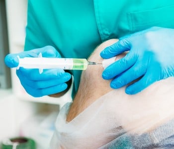 Knee pain injection